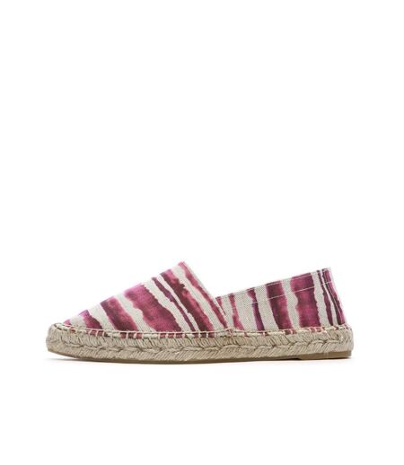 Espadrilles beige/violettes  femme pare gabia aduna
