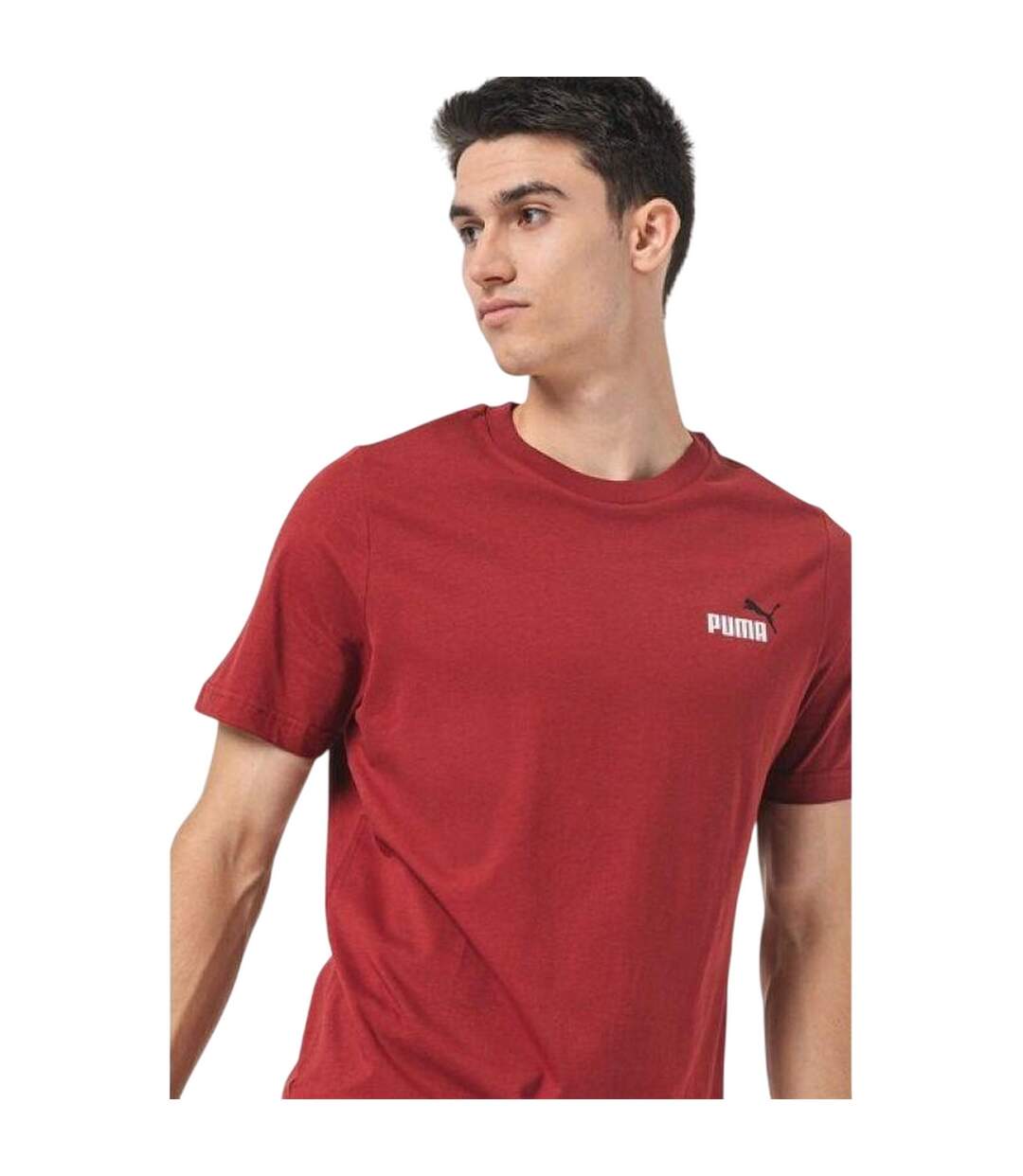 T-shirt Ess+ Homme Rouge Puma-3