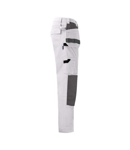Projob - Pantalon cargo - Homme (Blanc / Noir) - UTUB626