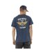 T-shirt homme col V en coton print devant et dos Wings Vondutch-2