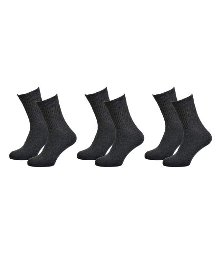 Chaussettes homme C17 JEANS Confort et qualité -Assortiment modèles photos selon arrivages- Pack de 6 paires C17 jeans Tennis anthracite