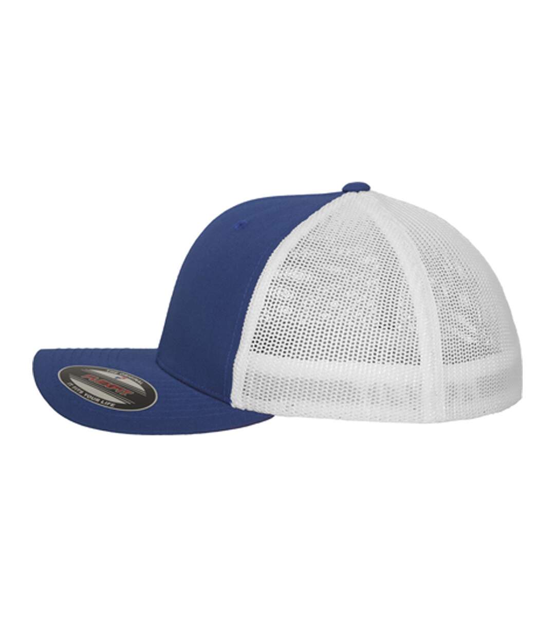 Casquette Trucker Motif/style Deux Tons Bleu Roi Flexfit-3