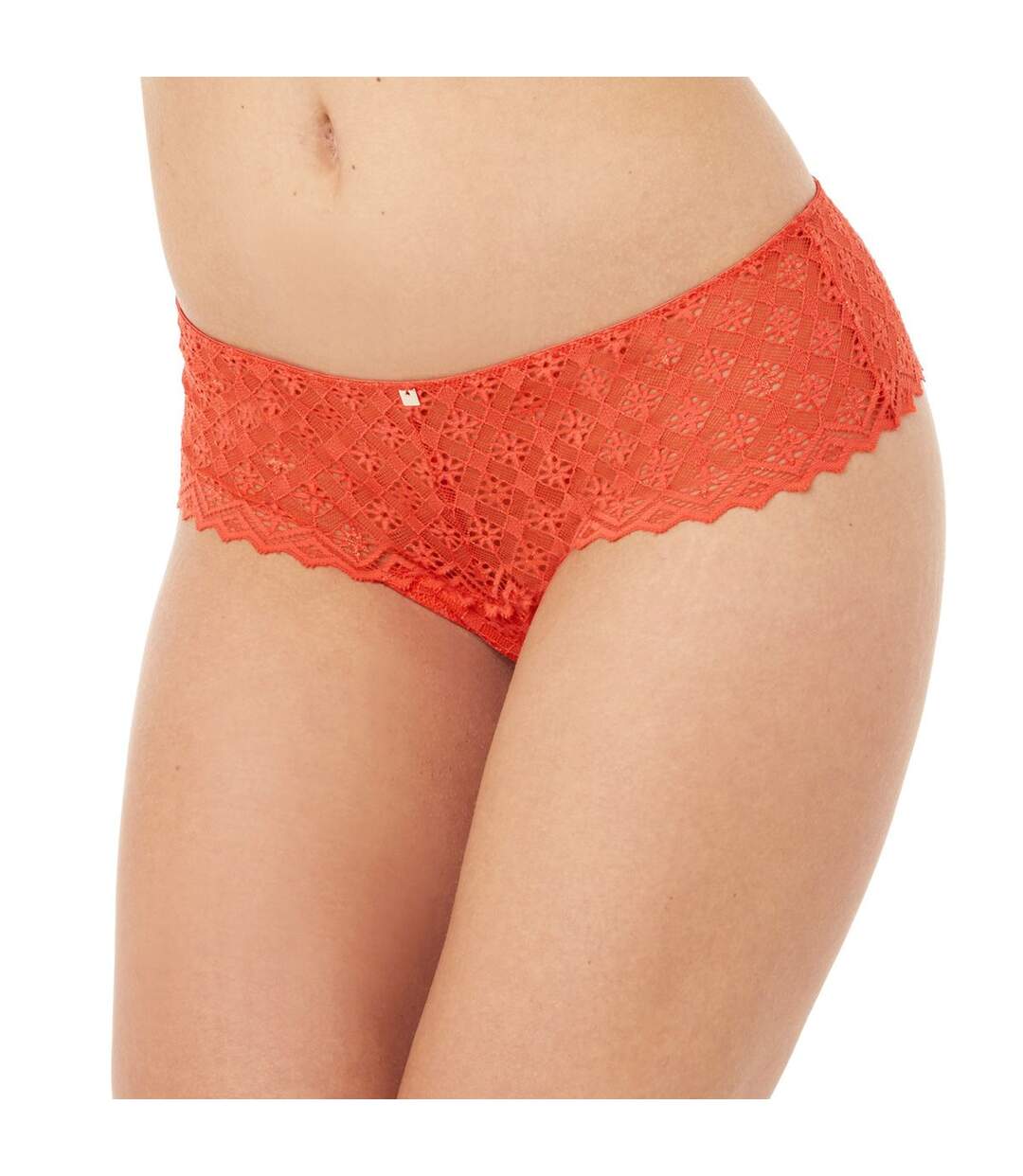 Shorty tanga orange Culottée