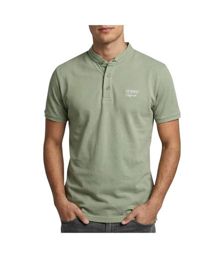 Polo vert homme lee cooper glc2047