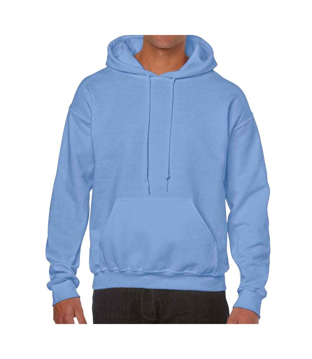 Sweat à capuche homme bleuet clair Gildan-1