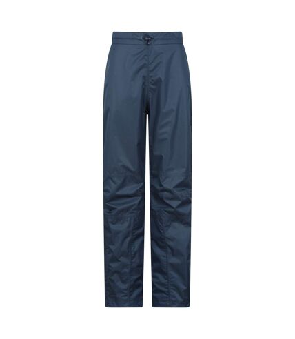 Womens/ladies spray waterproof over trousers navy Mountain Warehouse