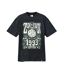 Mens Lettering Regular T-shirt Black Pretty Green-2