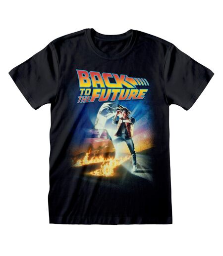 Back To The Future - T-shirt - Adulte (Noir) - UTHE266
