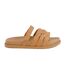 Claquettes Motif/style Découpé Femme Brun-beige Where´s That From-3