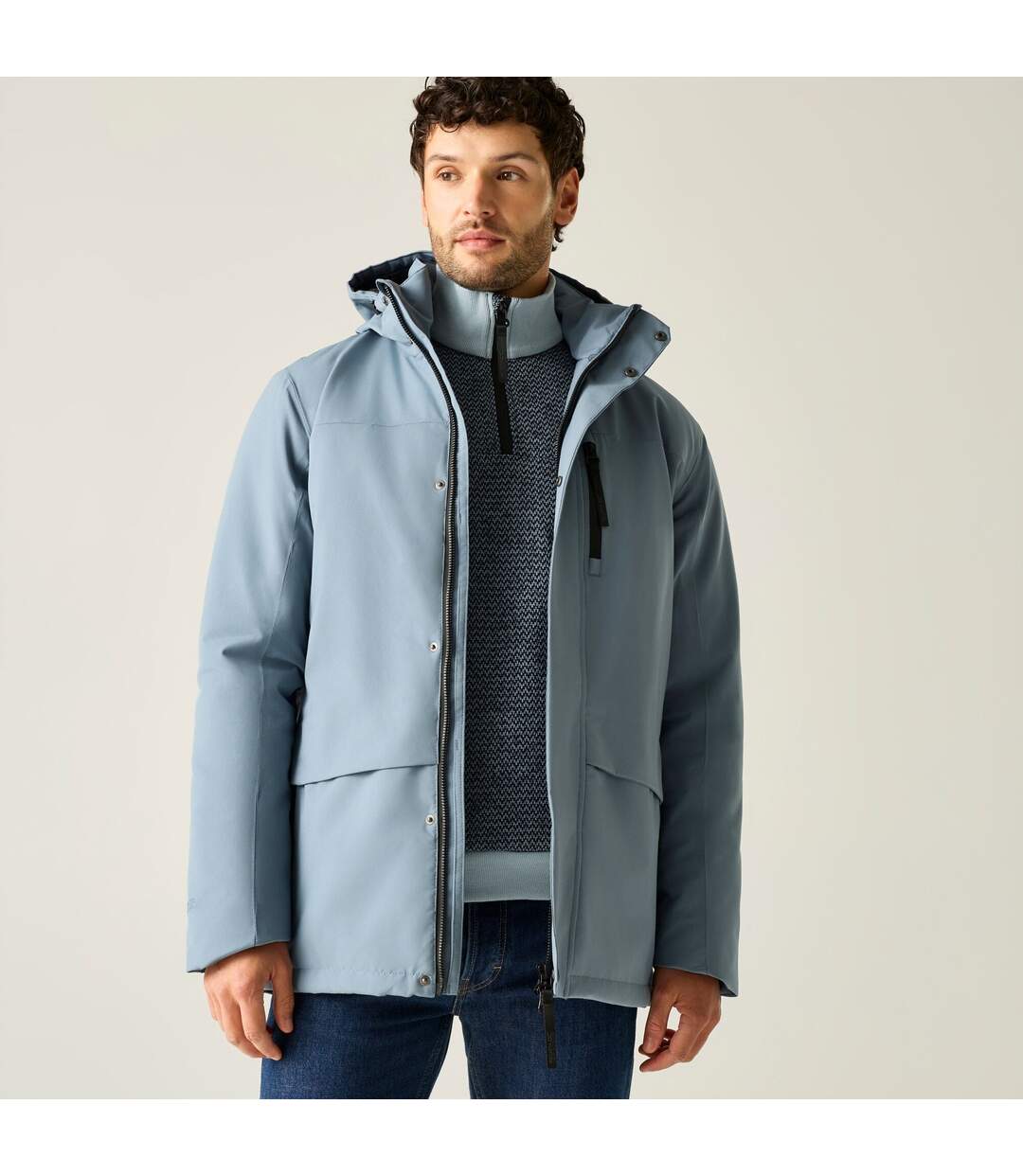 Veste Baylon Homme Gris Pâle Regatta-4