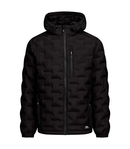 Mens Jaymes Waterproof Jacket Black Trespass