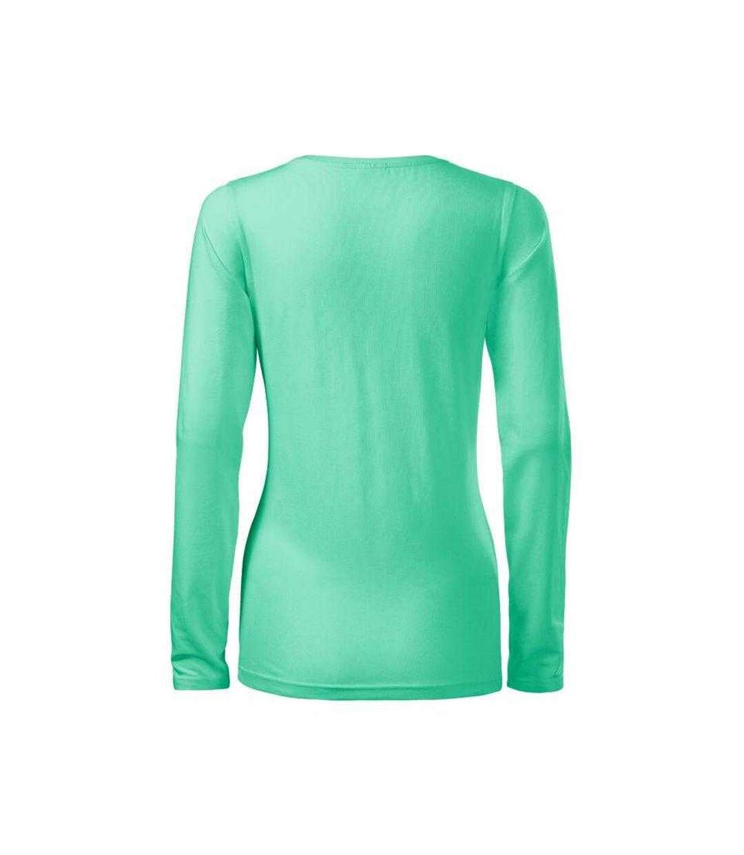 T-shirt Manches Longues Femme Vert Clair Malfini-2