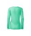 T-shirt Manches Longues Femme Vert Clair Malfini-2