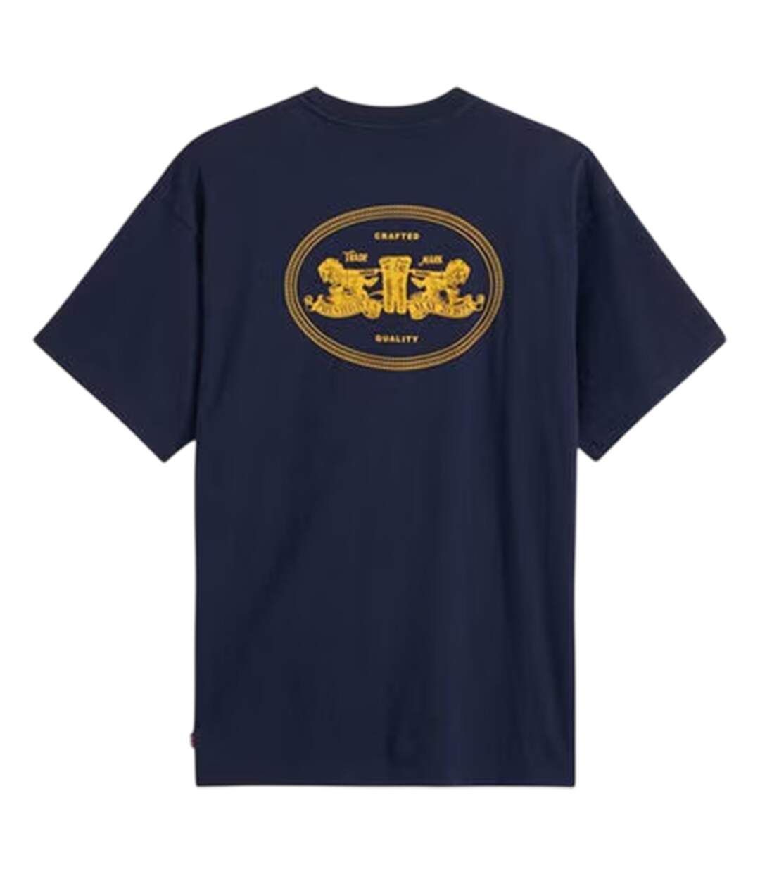 Mens Bold Logo Regular T-shirt Navy Levis-3