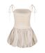 Robe Courte Ultra Femme Blanc AmyLynn-3