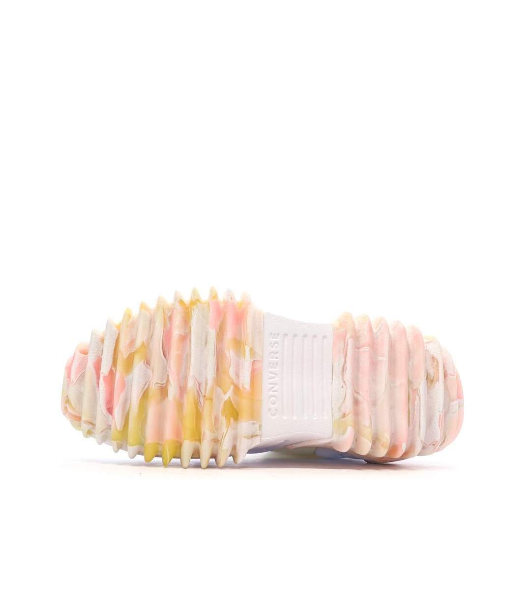 Baskets jaunes/roses/blanches femme converse run star-4