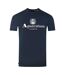 T-shirt Motif Logo London Aldis Homme Bleu Marine Aquascutum-1
