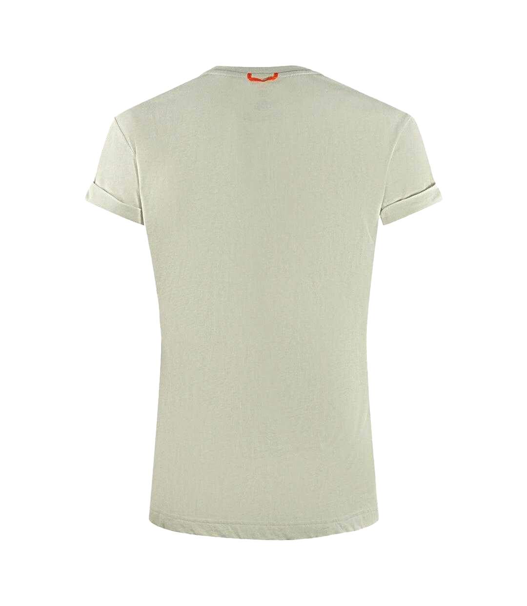 T-shirt Motif/style Espace Adulte Vert Parajumpers-2