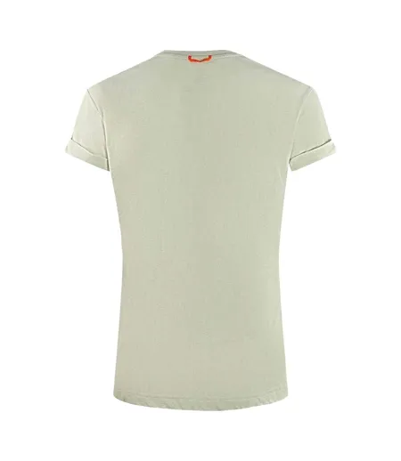 T-shirt Motif/style Espace Adulte Vert Parajumpers