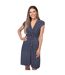Krisp Womens/Ladies Cap Sleeve Knot Front Dress (Navy) - UTKP152-2