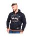 Mens D555 Flanders Kingsize Full Zip Hoodie Navy Duke-1
