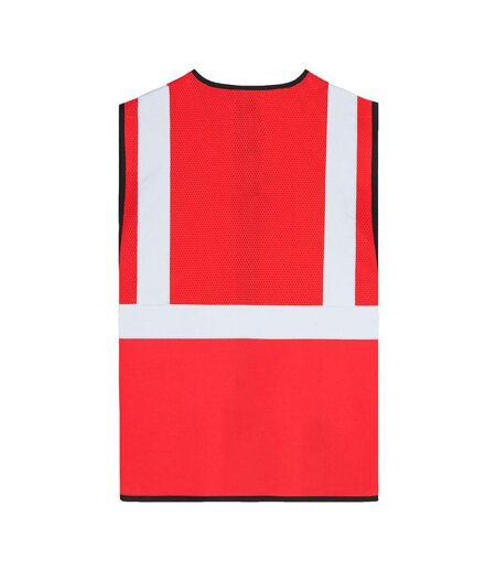 Gilet Haute Visibilité Athens Adulte Rouge Korntex