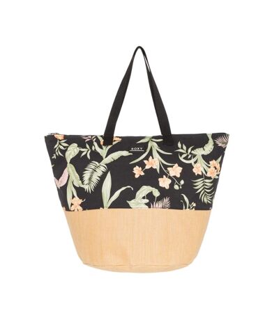 Sac à main noir à fleurs femme roxy waikiki life kvj3 [687a0dcc954ff] - taille unique