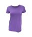Bella Ladies/Womens Triblend Crew Neck T-Shirt (Purple Triblend) - UTBC161