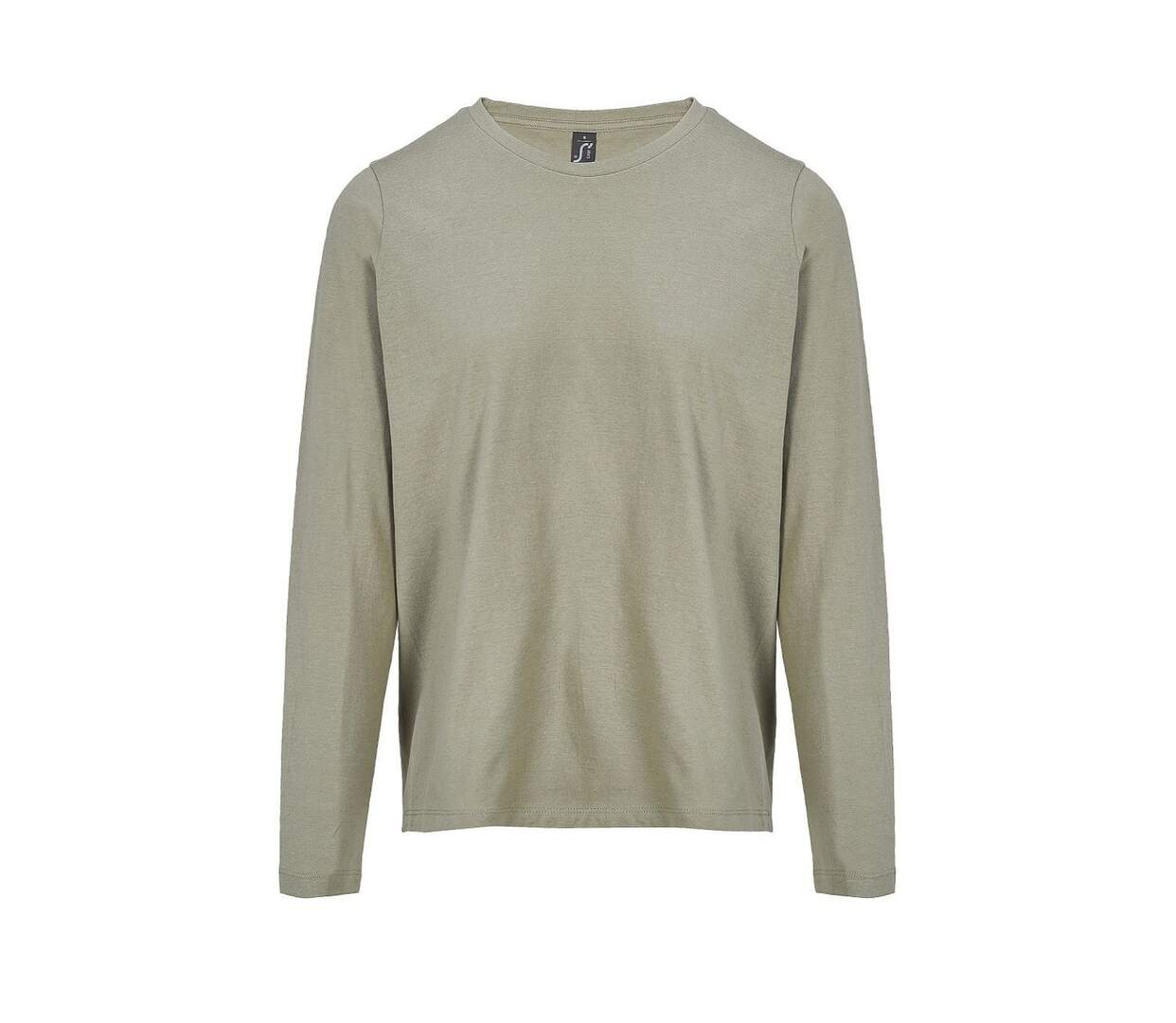 T-shirt manches longues FEMME - 04443 - vert kaki-2