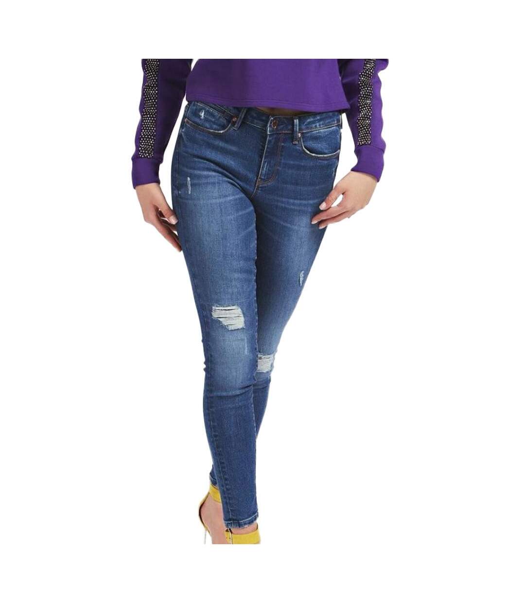 Jean Ultra Skinny Bleu femme Guess Shed - 24-1