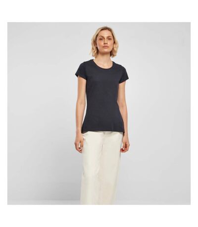 T-shirt Basic Femme Bleu Marine Build Your Brand