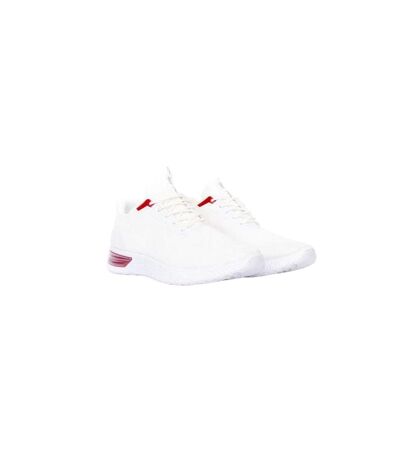 Mens Nyles Trainers White Crosshatch