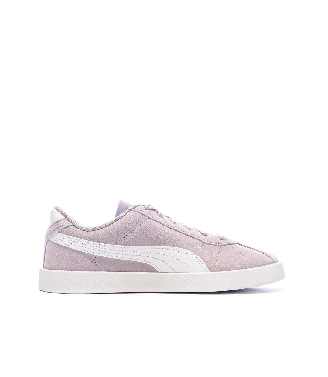 Baskets mauve femme puma club-2