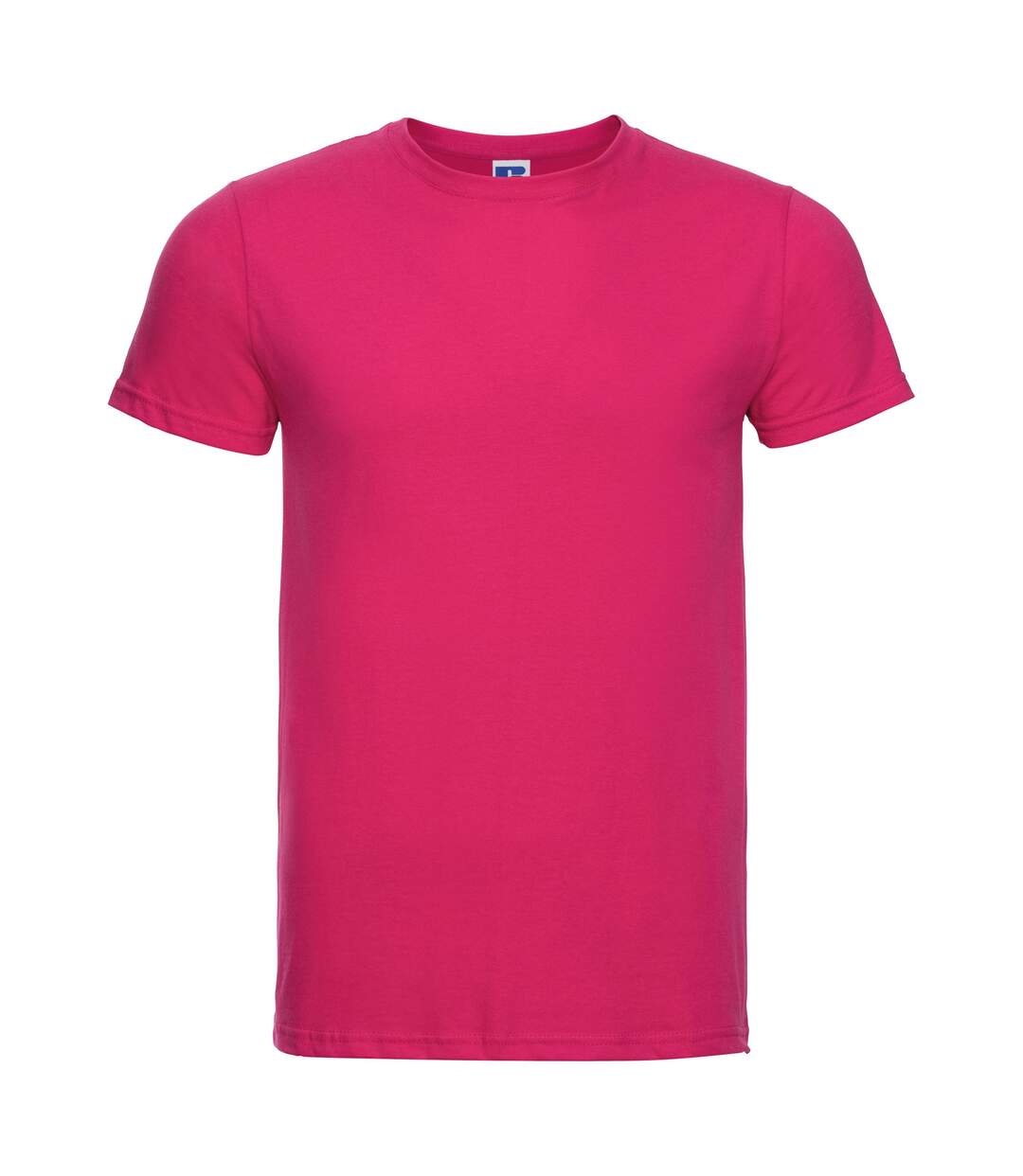 T-shirt à manches courtes russel pour homme fuchsia Russell-1