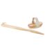 Brosse à Dos en Bois Détachable 43cm Naturel-2