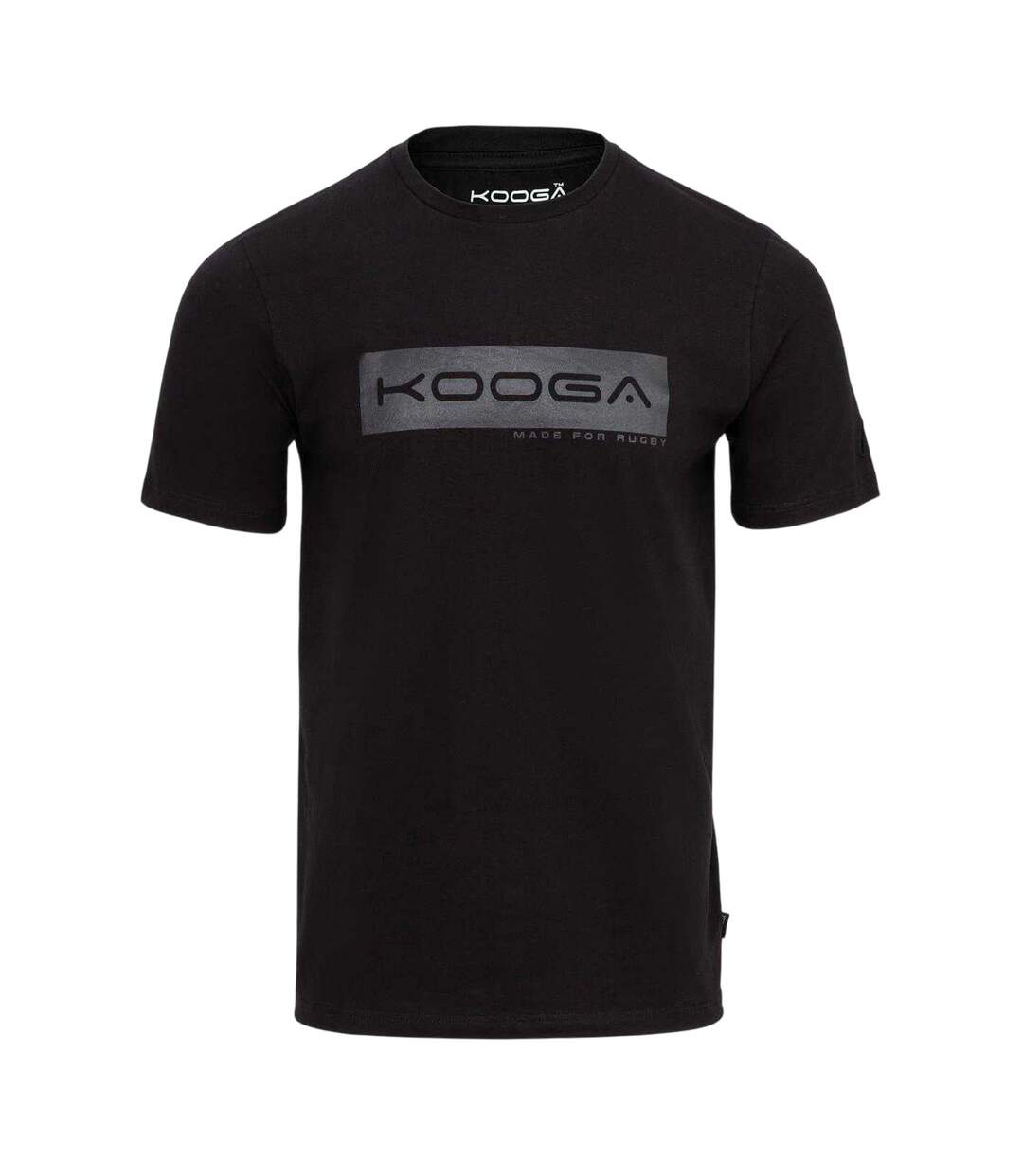 Mens Made For Rugby Logo T-shirt Black KooGa-1