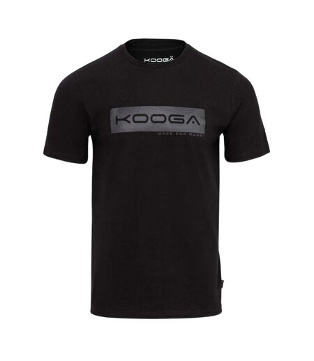 Mens Made For Rugby Logo T-shirt Black KooGa
