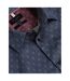 Mens Slim Long-sleeved Shirt Navy Ted Baker-4