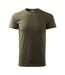 T-shirt Basic Homme Kaki Adler-1