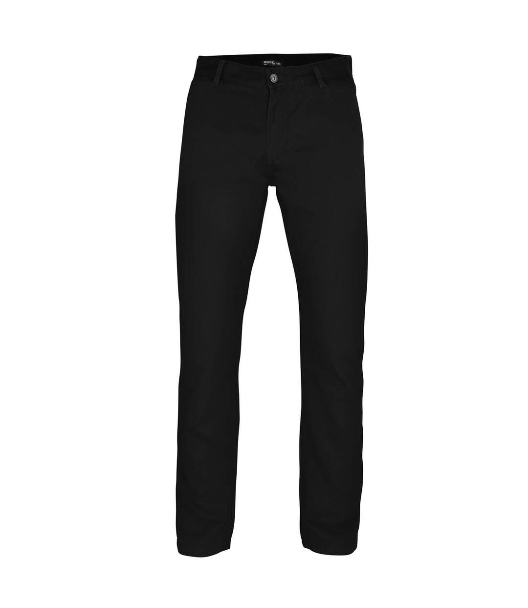 Asquith & Fox Mens Classic Casual Chinos/Trousers (Black) - UTRW3473-2