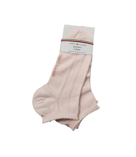 Chaussettes Motif/style Logo Femme Rose Tommy Hilfiger