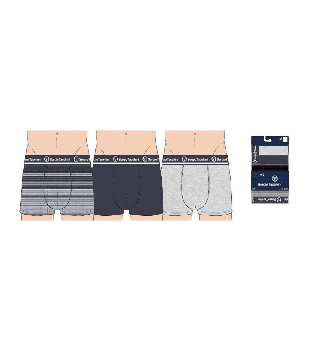 Boxer SERGIO TACCHINI X3 - Pack de 3-4