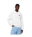 Mens Loose Fit Drawstring Hoodie Cream Lacoste-1