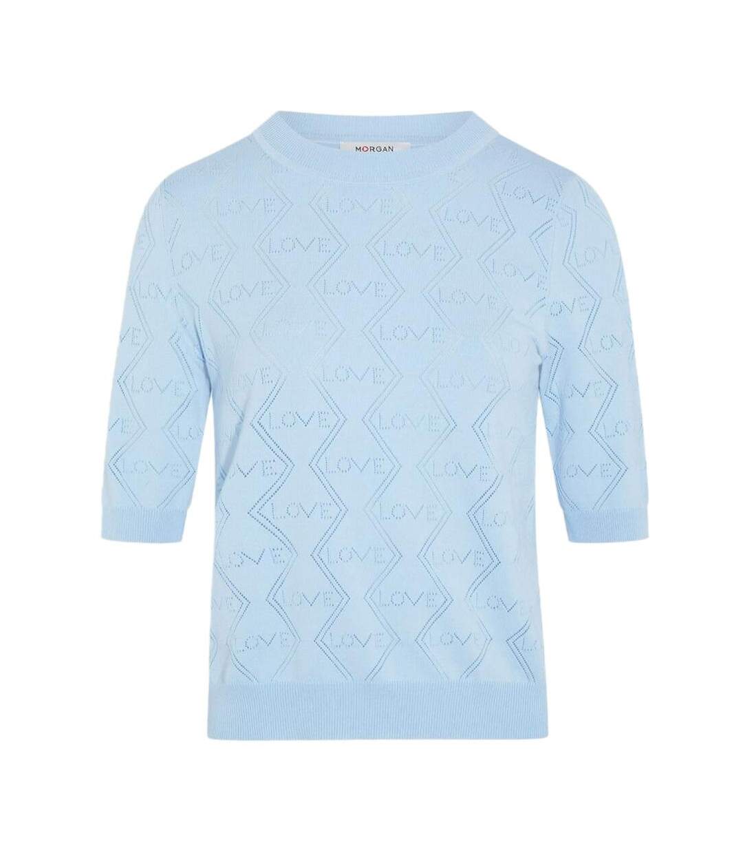 Pull bleu femme morgan mika-2