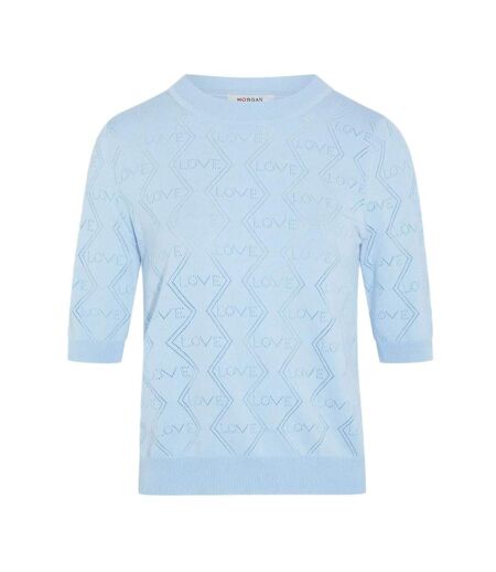 Pull bleu femme morgan mika