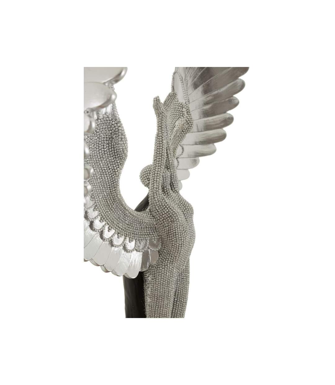 Statuette Déco Ailes Sparky 48cm Argent-4