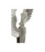 Statuette Déco Ailes Sparky 48cm Argent-4