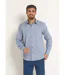 Chemise coton micro motif manches longues-1