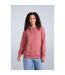 Womens/ladies Maya Organic Hoodie Pink Animal-1