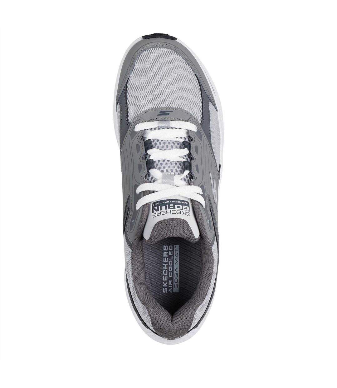 Mens Run Consistent 2.0 Shoes Grey White Skechers-3